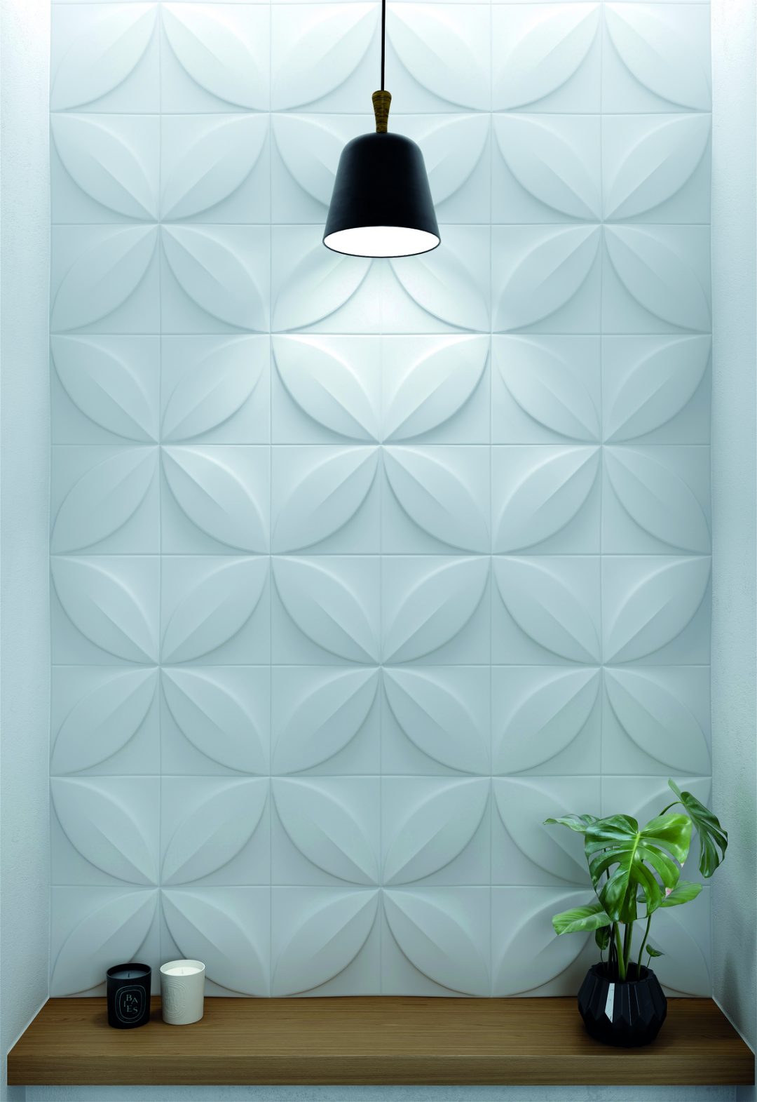 FLOWER Arstyl Wall Panel 1pc From NMC Copley Decor 3D Wall Panels