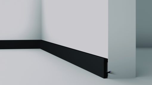 FT2 BLACK 2m WALLSTYL® Skirting Board